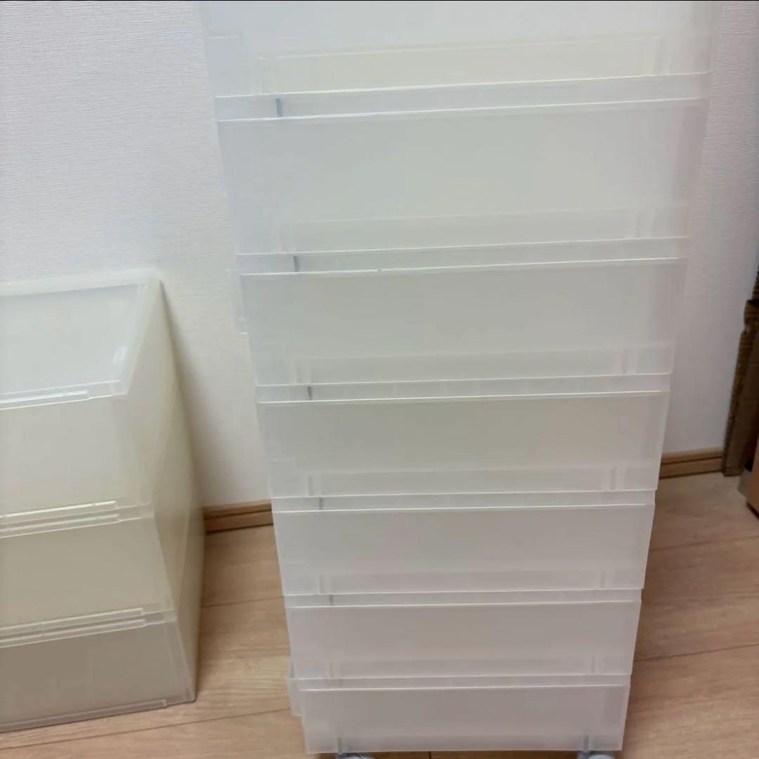 無印良品 ポリプロピレン 小物収納ケース ワイド 小&中 セット