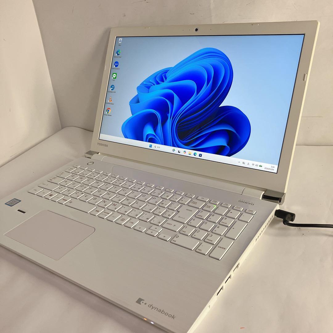 【7世代i7×SSD500GB 】ダイナブックWin11 カメラDVD搭載