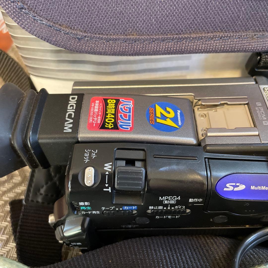 Panasonic DVカメラ リモコン・バッテリー付き