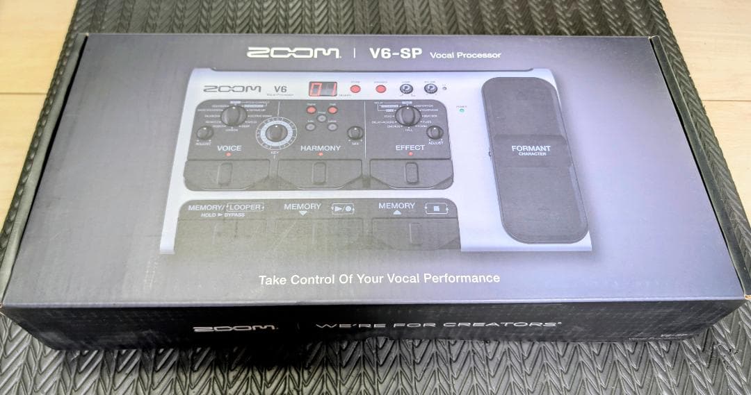 【ほとんど使わず】ZOOM V6 ボーカルエフェクター＋ACアダプター