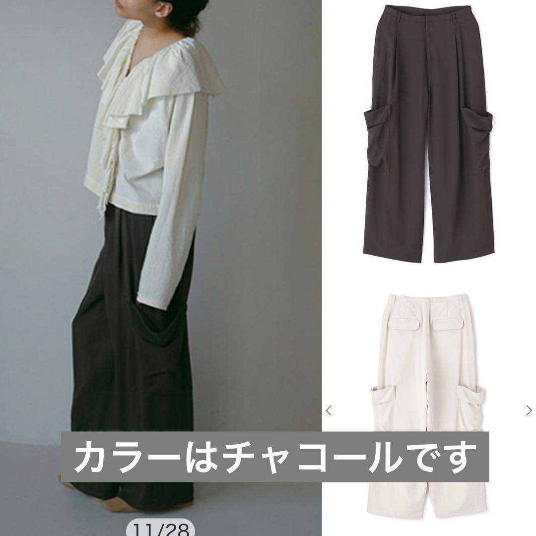 ETRE TOKYO 25SS リラクシーカーゴパンツ チャコール M