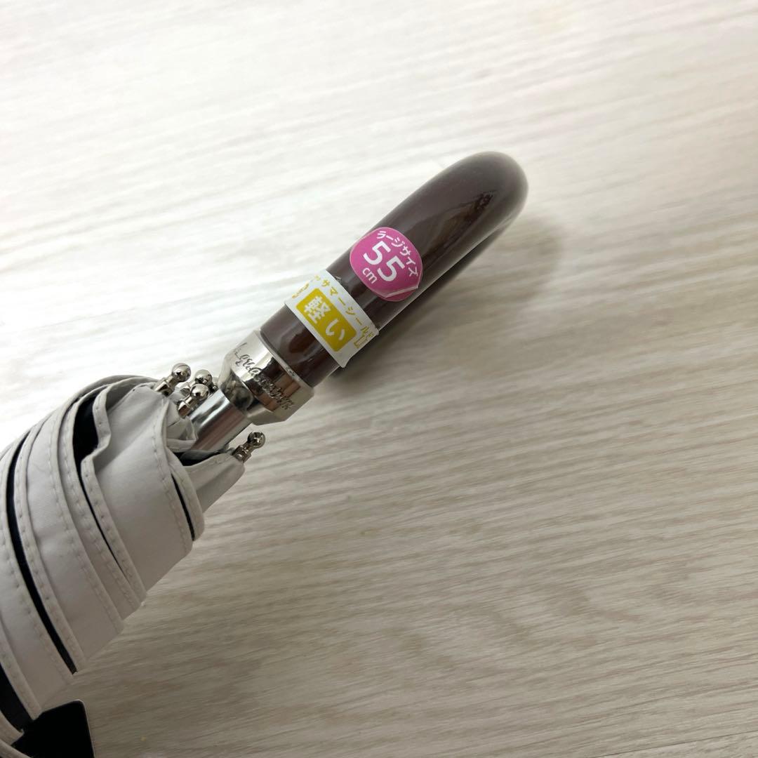 新品アクアスキュータム 楽折凛折りたたみ傘 一級遮光傘 晴雨兼用 雨傘 軽量 紺