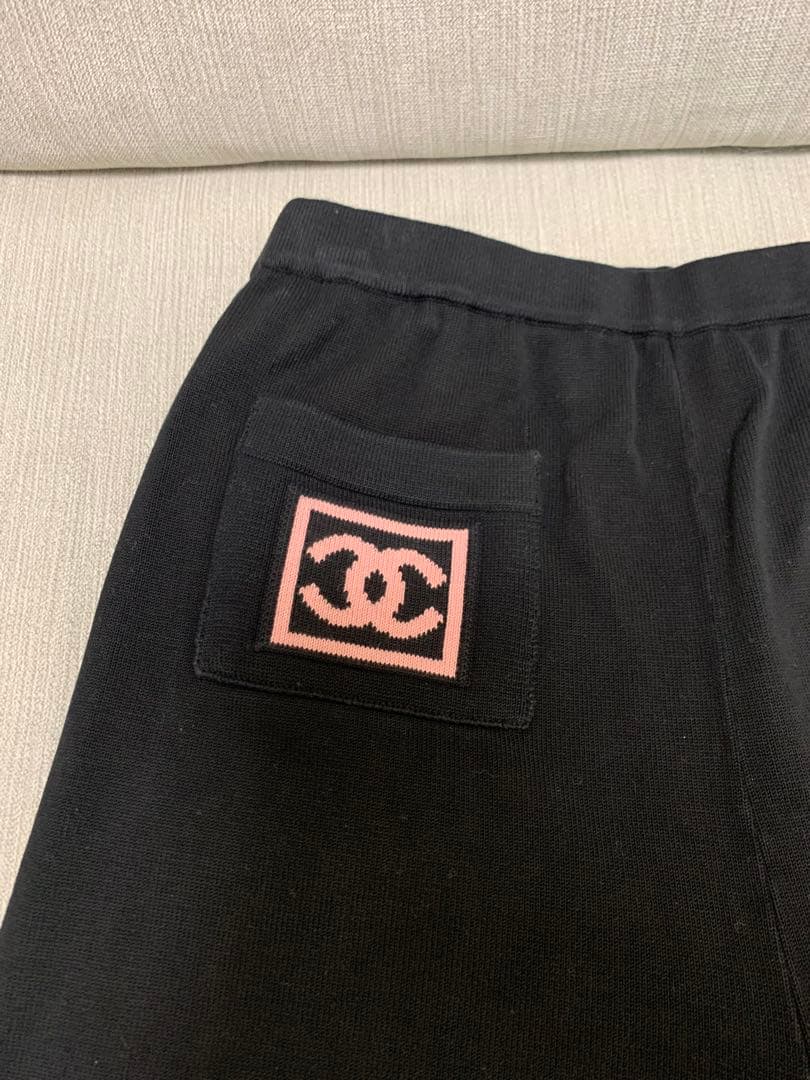 シャネル CHANEL ショートパンツ ココマーク ブラック レア物 人気