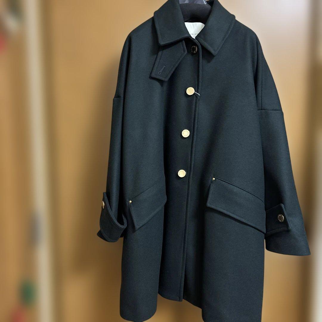 マッキントッシュ　ハンビー　コート　ダークグリーン　レディース4