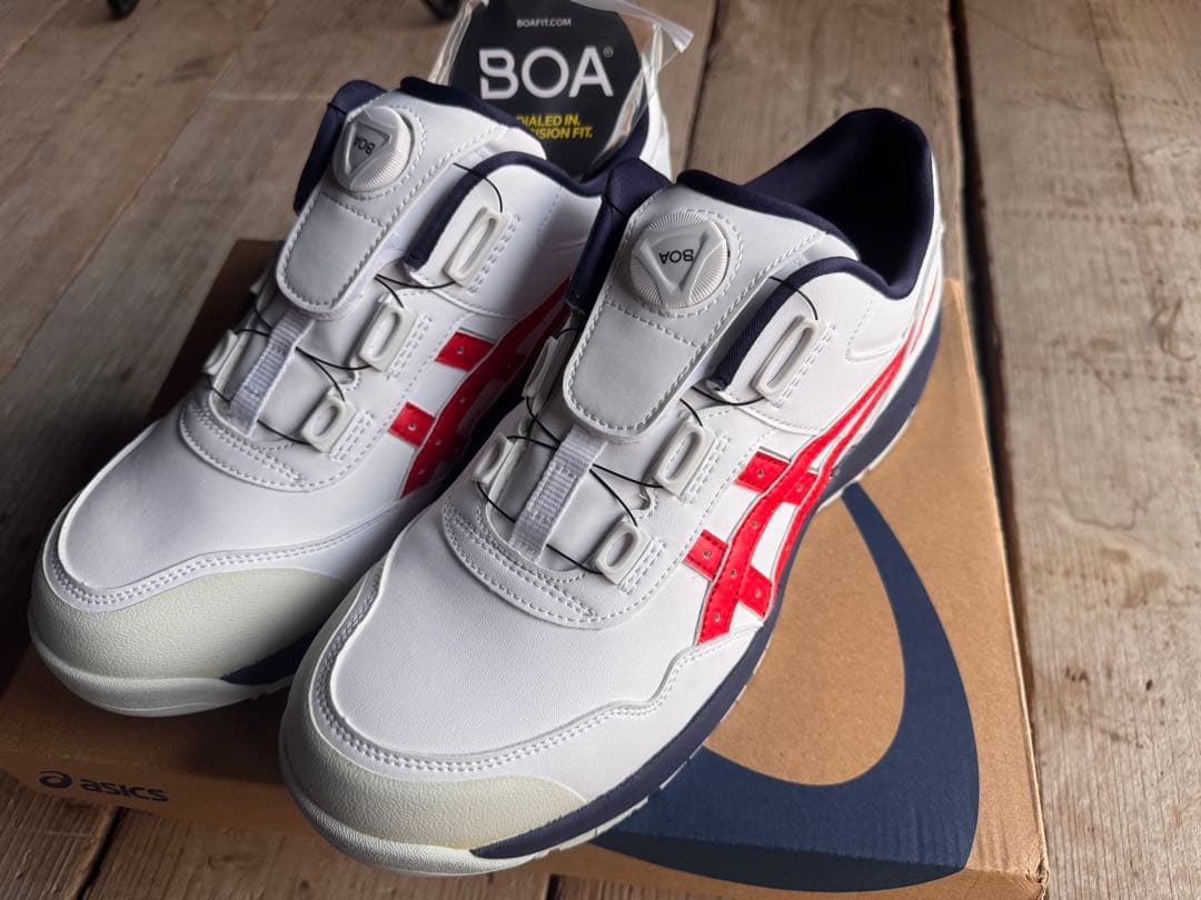 WINJOB CP306 BOA ホワイト/クラシックレッド 27.5cm