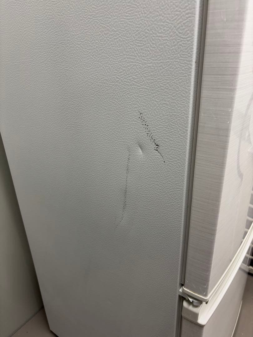 ○フローラ 送料込、設置対応 ドア冷蔵庫 左側面傷有