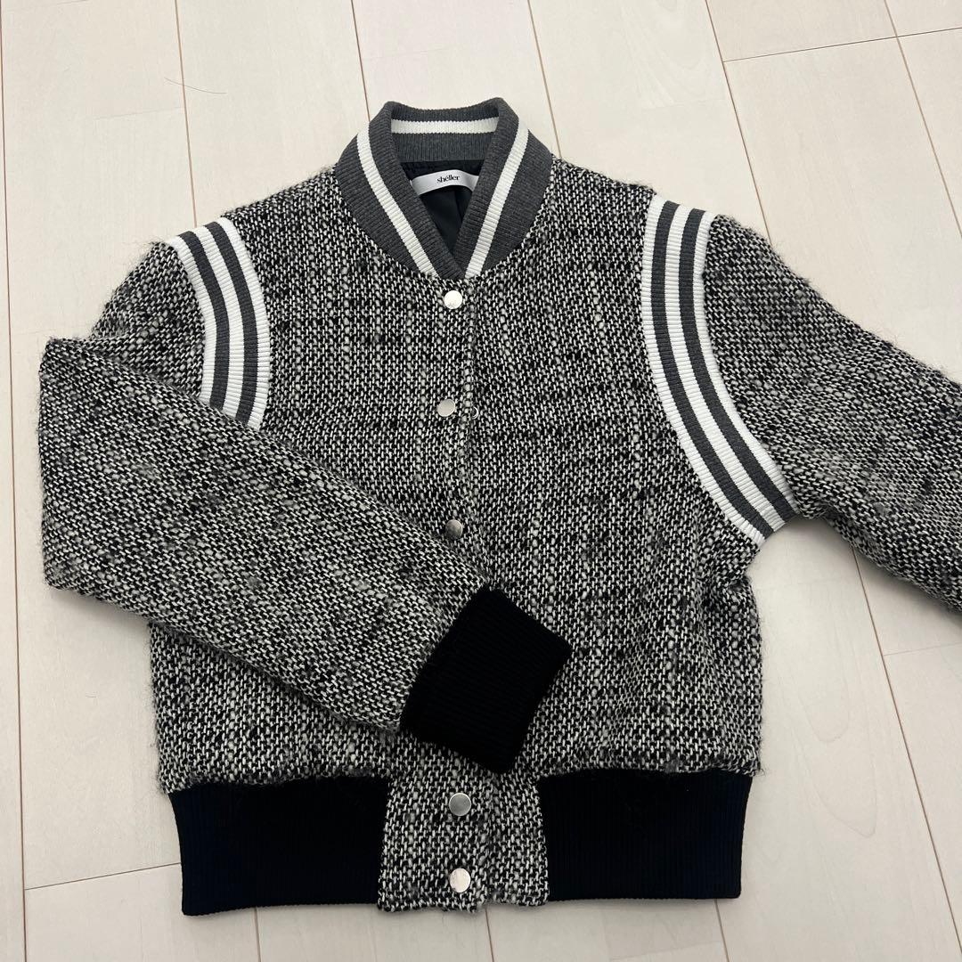 専用ページ。sheller ツイードブルゾン