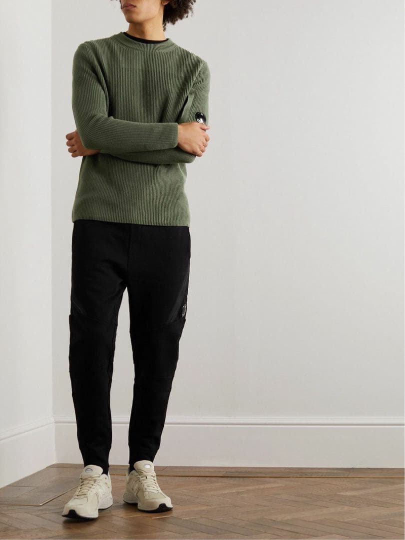 【00s】C.P. Company レンズニット セーター ネイビー 48