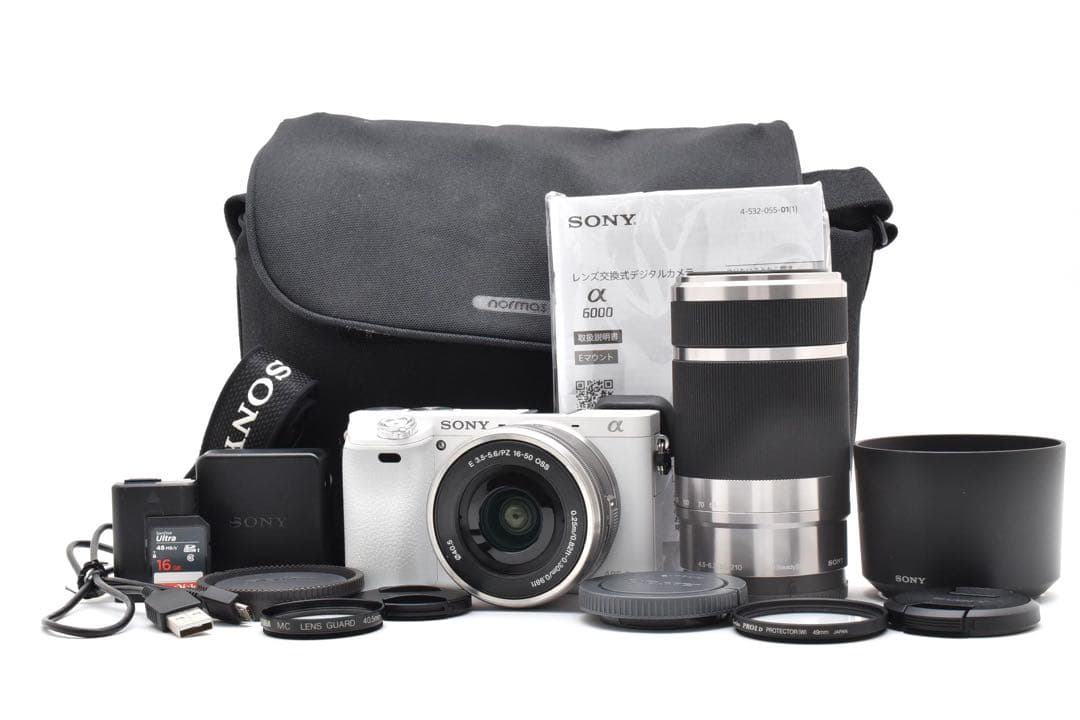 ショット数 8490回 ソニー SONY α6000 ダブルズームキット