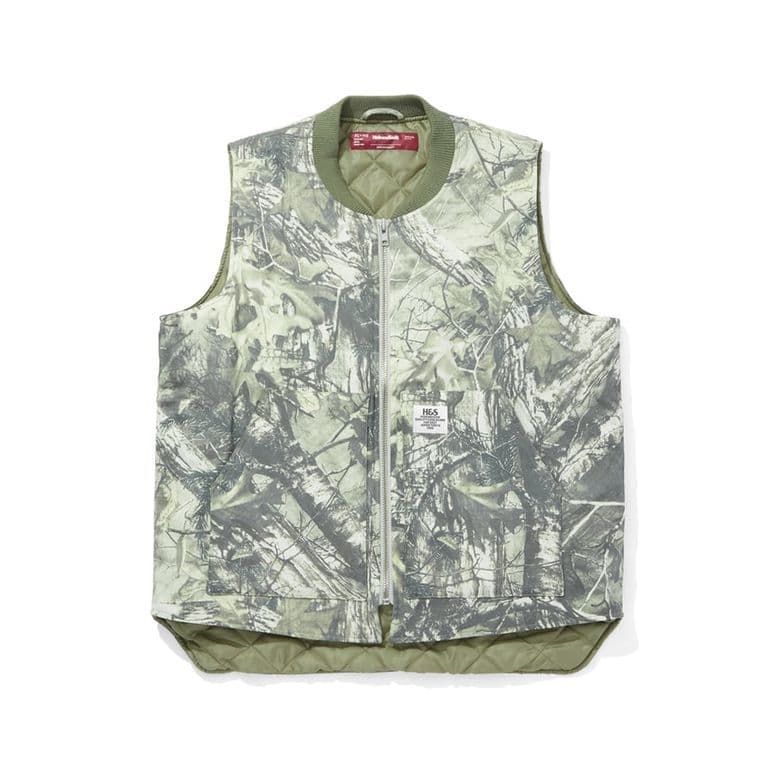 Ｍサイズ　HideandSeek　Camo Zip Work Vest　木村拓哉