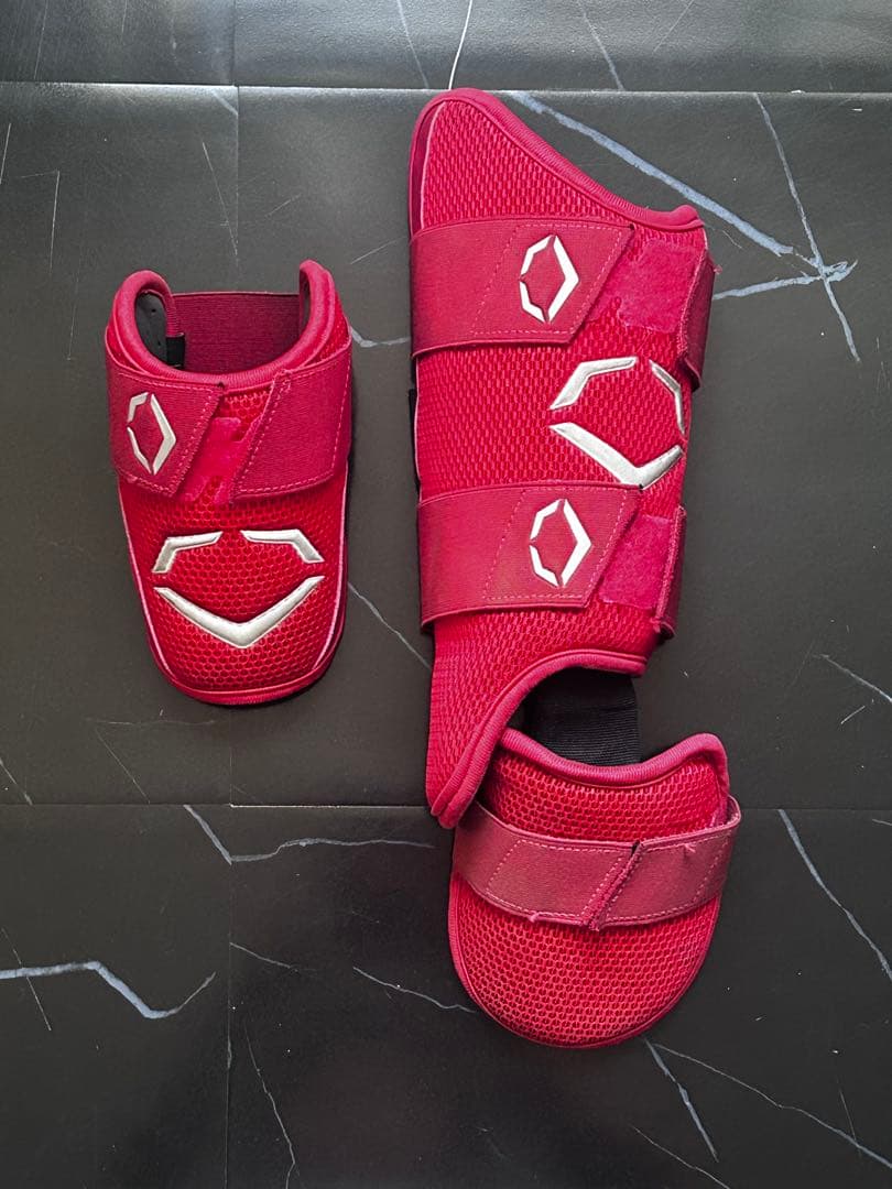 赤 フットガード 大人用 メッシュ