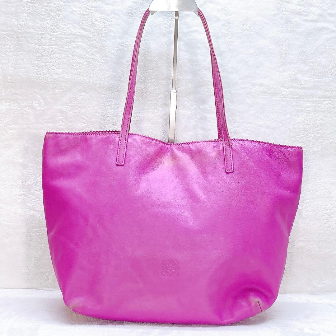 ✨綺麗✨LOEWE ロエベ トートバッグ ナッパ アナグラム 肩掛け レザー