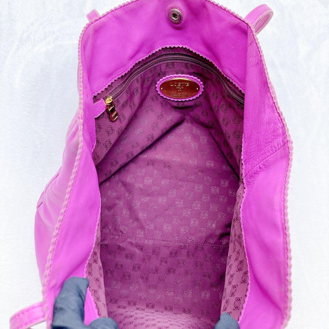 ✨綺麗✨LOEWE ロエベ トートバッグ ナッパ アナグラム 肩掛け レザー