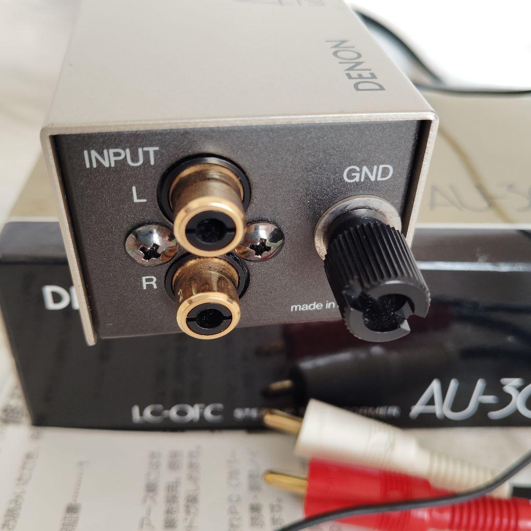 デノン AU-300LCMCカートリッジ用(DL-103等)昇圧トランス 良好品