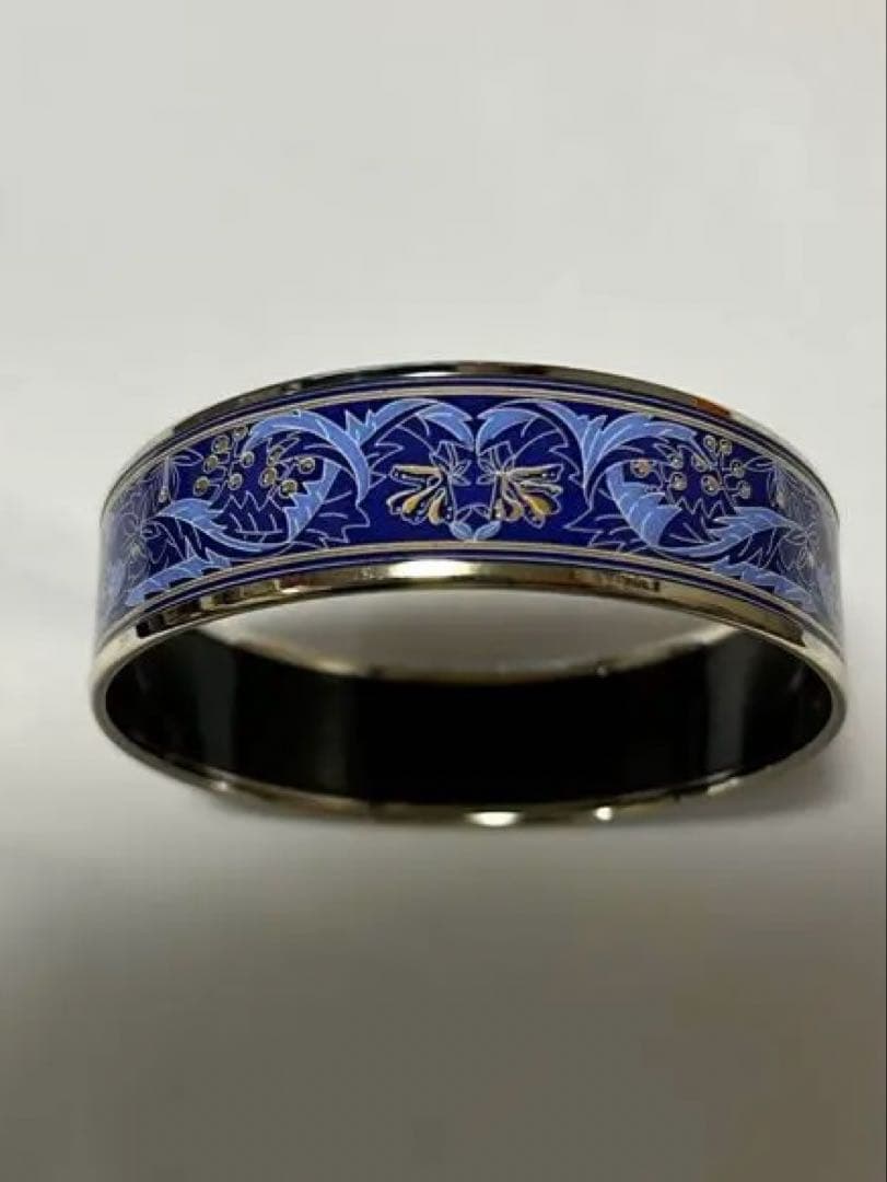 HERMES 青 バングル 専用ボックス付き