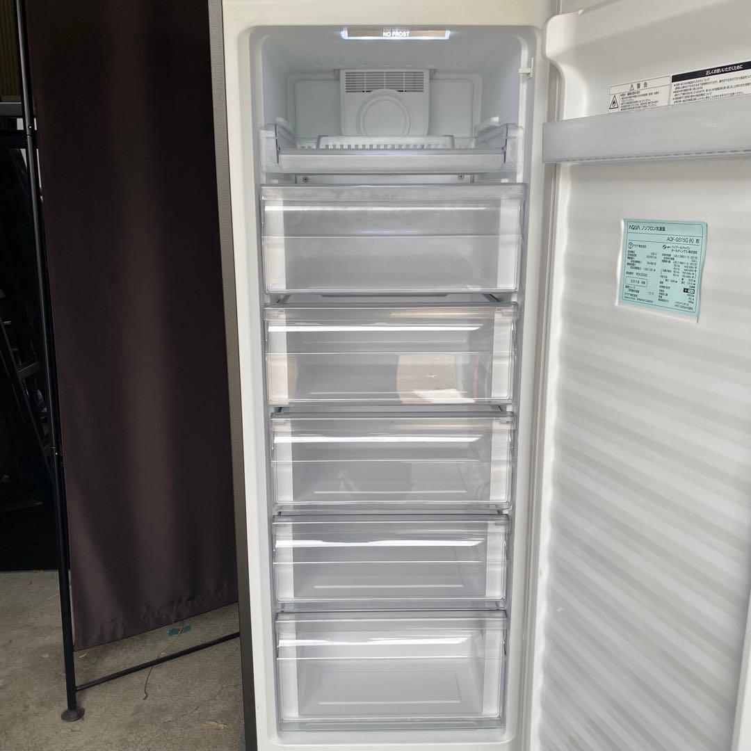 AQUA冷凍庫 AQF-GS15G(K) (アクア 153L)