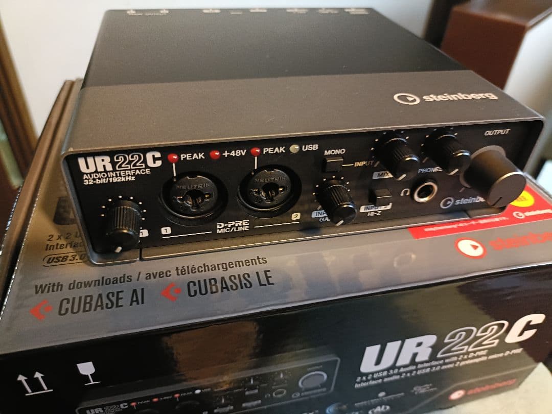 DTM・DAW UR22C(Steinberg)