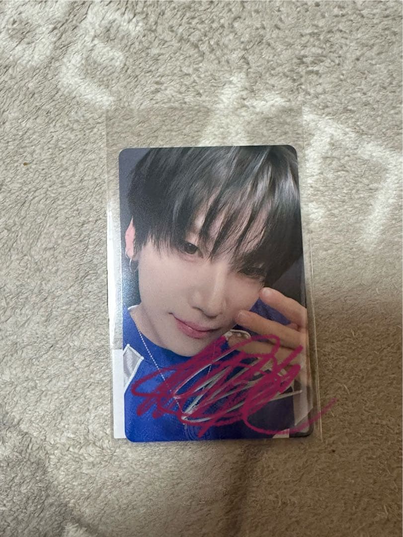 &TEAM Back to Life ラキドロ直筆サイン　ユウマ weverse