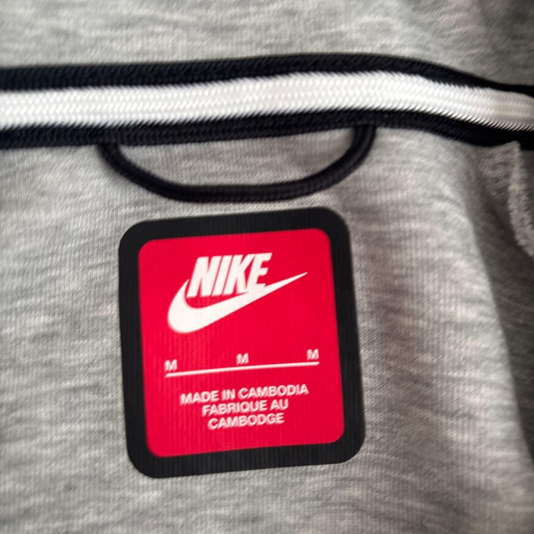 Nike テックフリース フルジップフーディ Mサイズ グレー