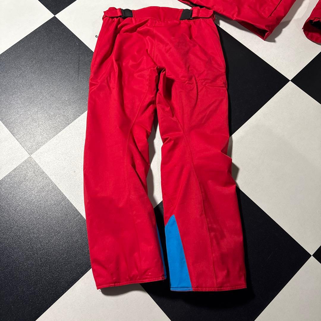 本日限定値下げミズノスキーウェア 上下セット 赤/青