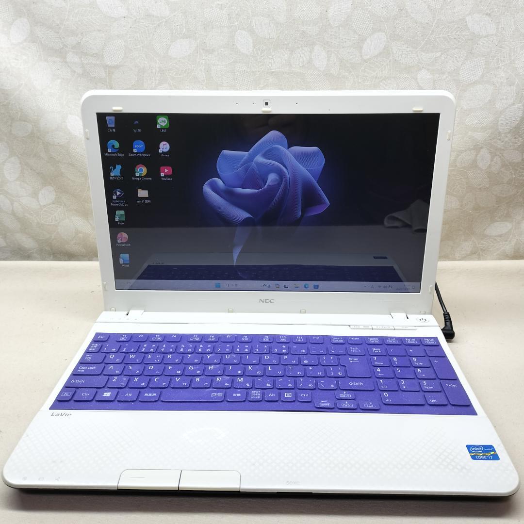 437 超快適！Core i7 最新Windows11 SSDノートパソコン