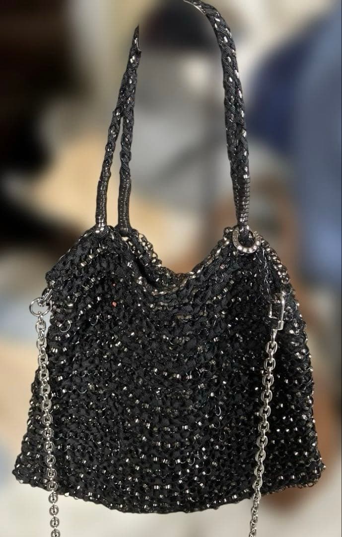 アンテプリマ　ビーズ ショルダーバッグ