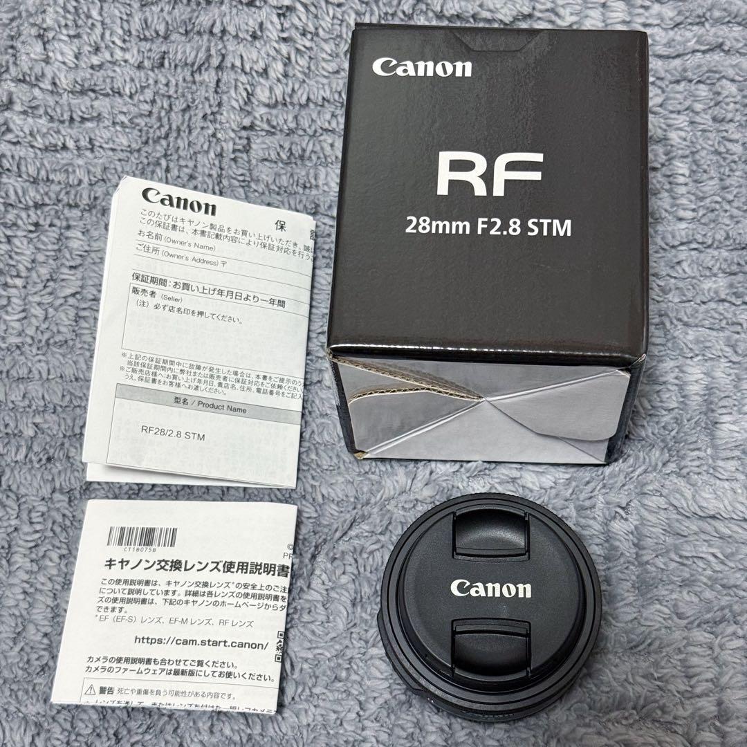 【新品同様・保証証あり】Canon RF28mm F2.8 STM