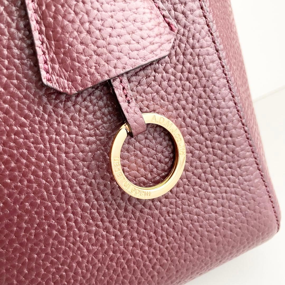 ADMJ エーディーエムジェー ベラトート ハンドバッグ ターンロック ほぼ新品