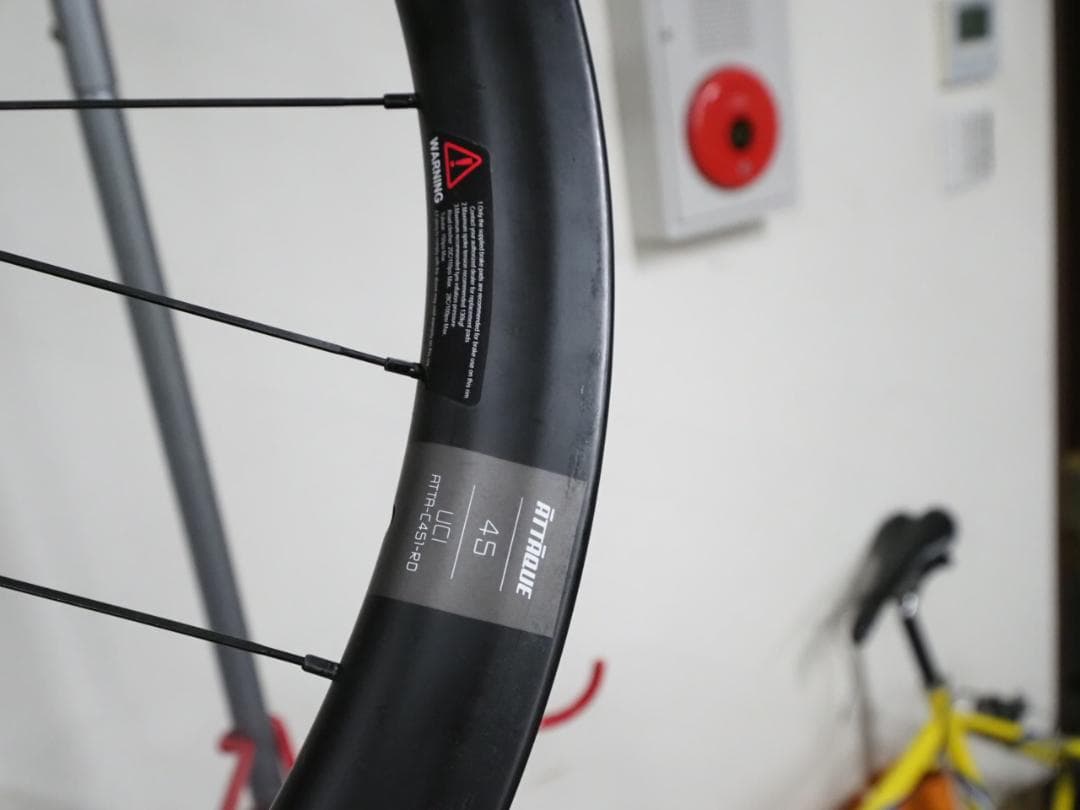 アタッキ カーボンホイール ディスクブレーキ 45mm　ATTAQUE 前後