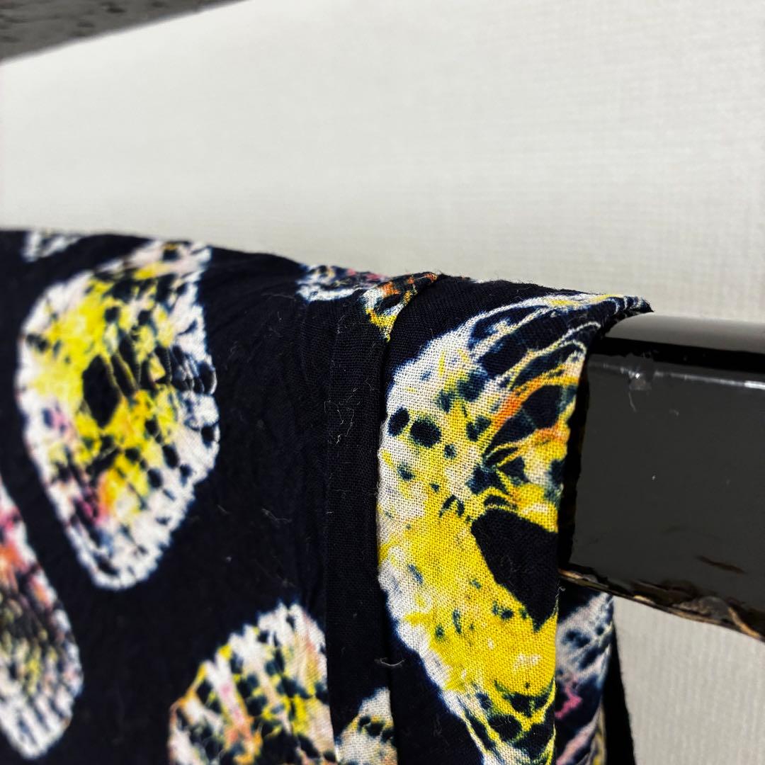 桜*中様 着物 有松絞り 浴衣 木綿 素敵なデザイン 藍染め U-7329