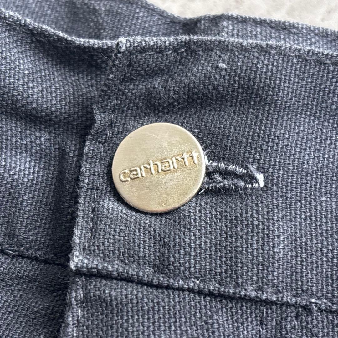 carhartt カーハート【W34】ダブルニー ショートパンツ フェード 黒