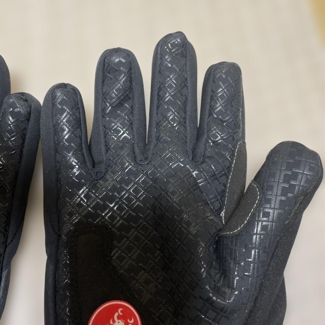 カステリ冬用　黒　-5℃ ESTREMO GLOVE ROSSO CORSA