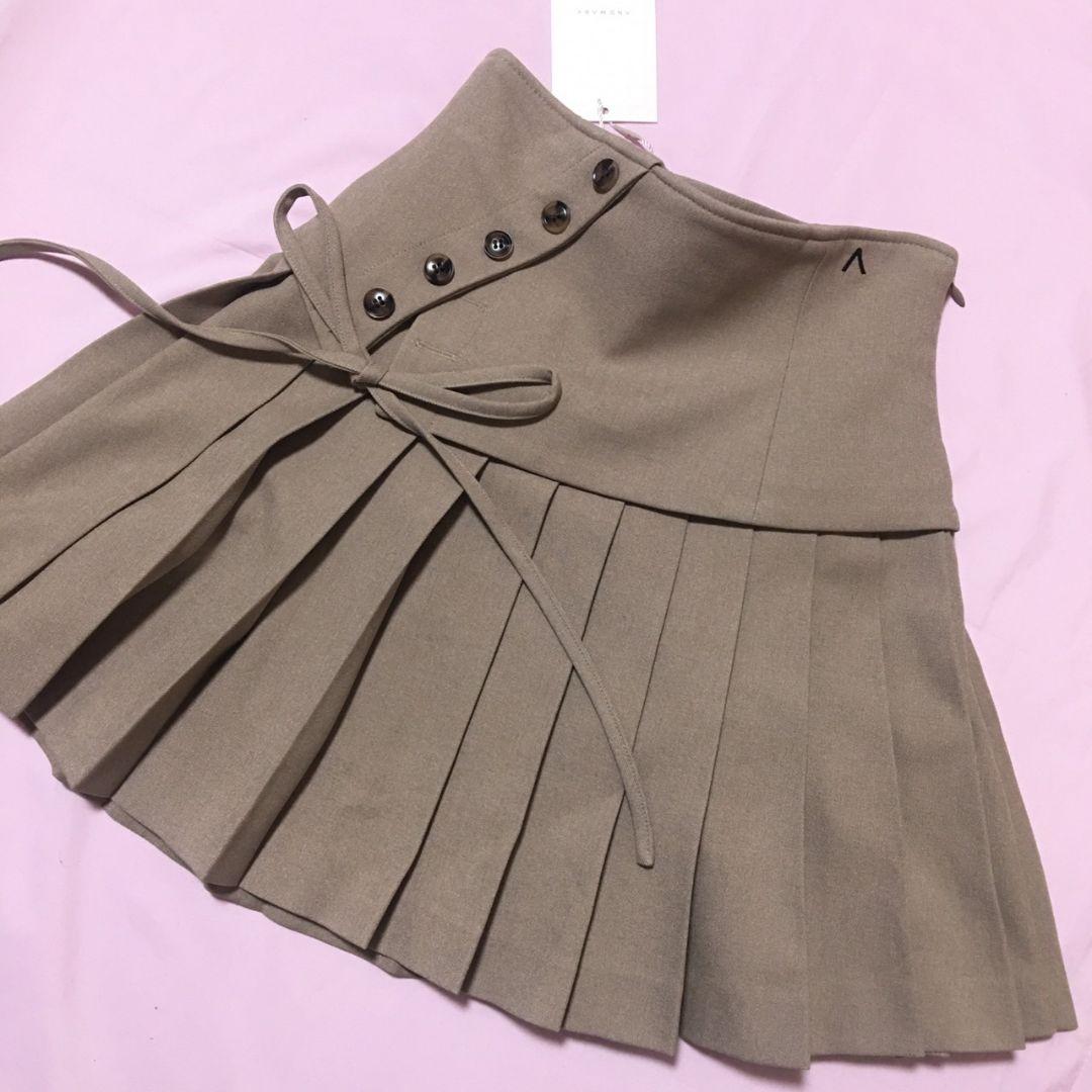 andmary jade highwaist mini skirt アンドマリー