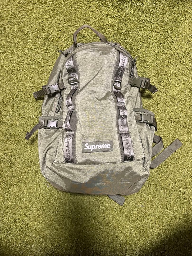【美品】Supreme 2020FW Backpack Olive 20AW