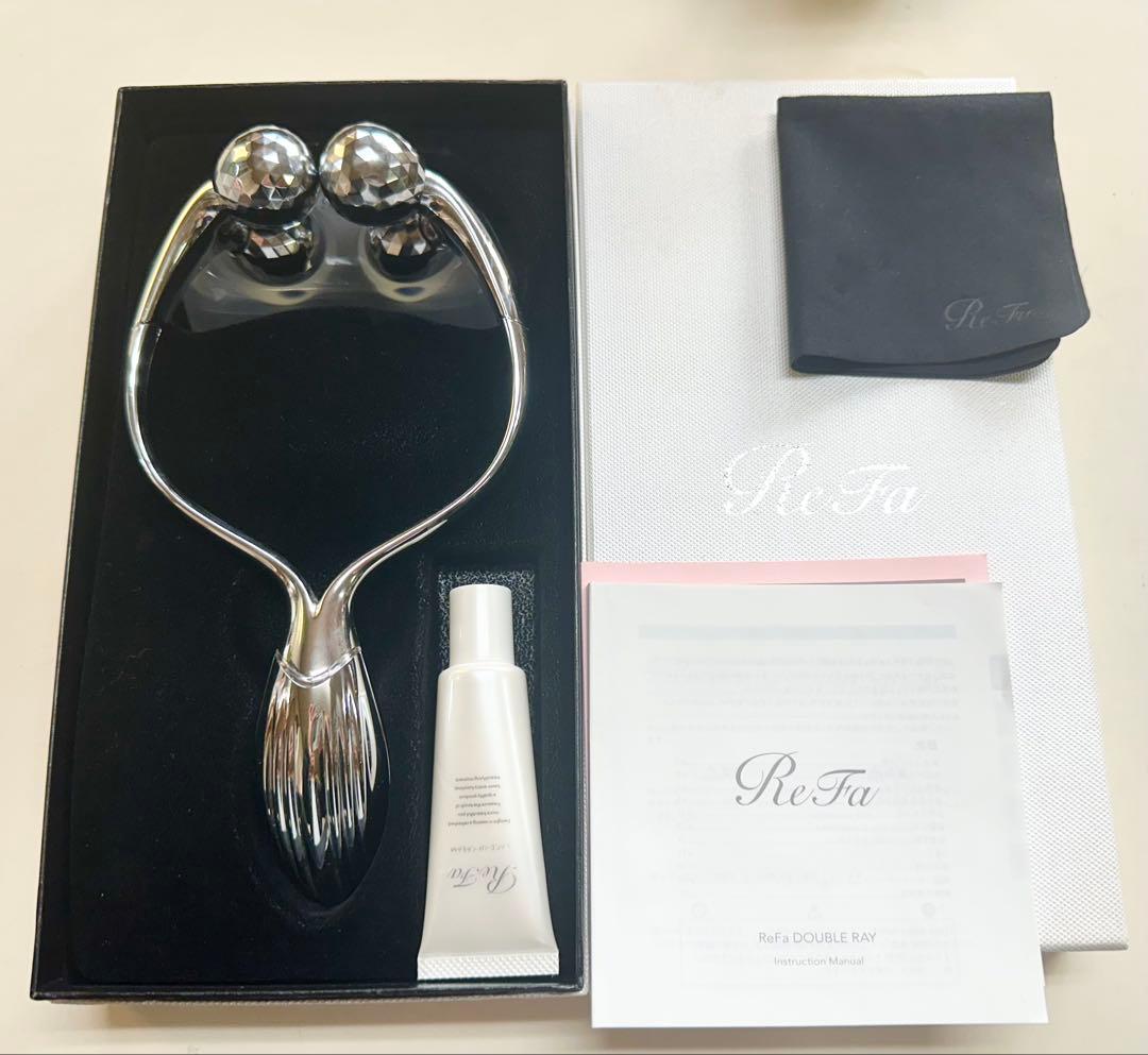 半額以下！リファReFaダブルボール美顔ローラー✨美品　定価31,680円