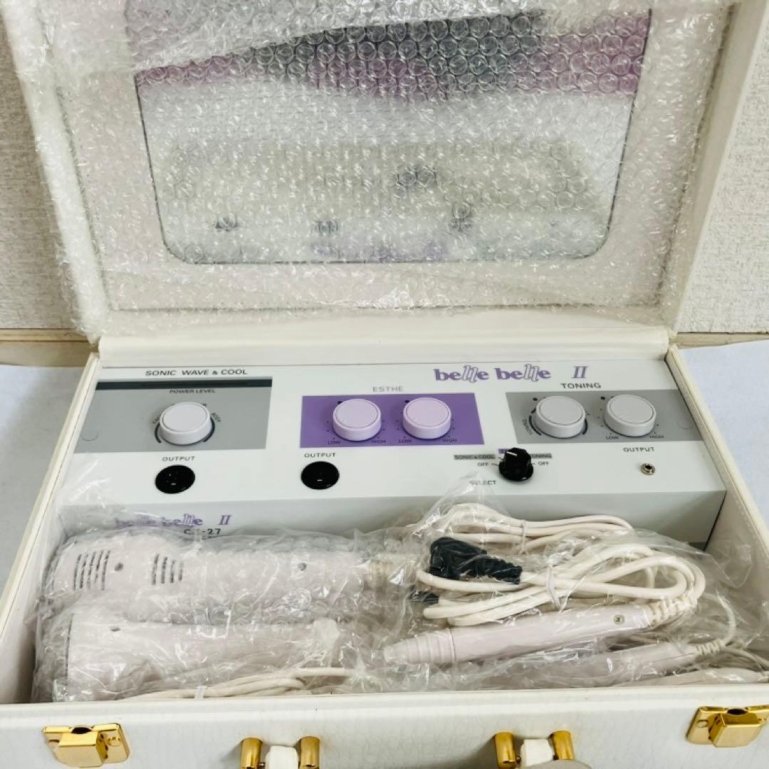 ベルベルII 美顔器 動作良好 付属品・説明書付き 本体美品 ケース難あり