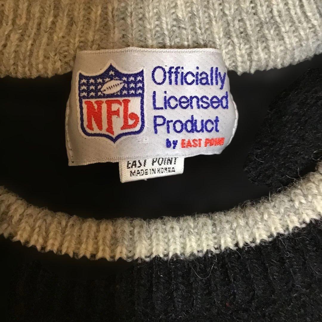 新品NFL RAIDERS オフィシャルセーター wool 100% サイズF