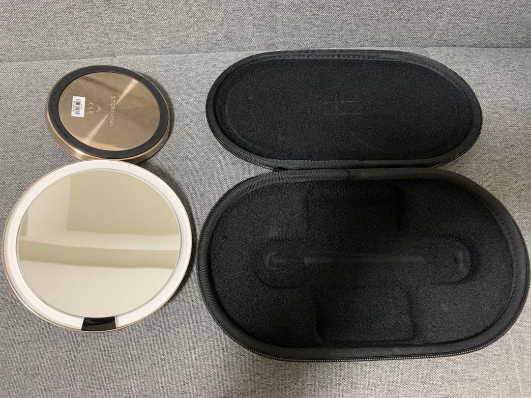 simplehuman センサーメイクアップミラーミニ ローズゴールド