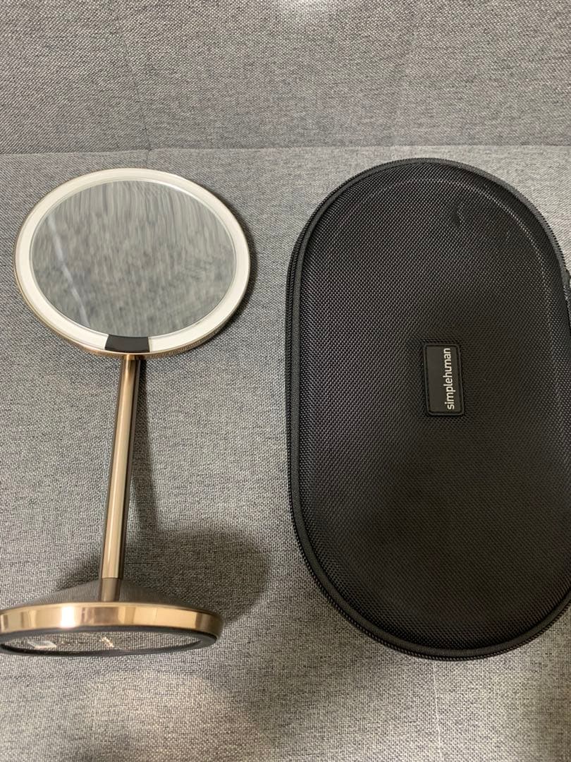 simplehuman センサーメイクアップミラーミニ ローズゴールド