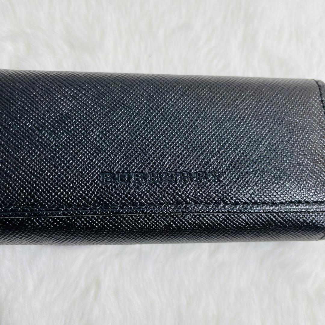 新品未使用　BURBERRY ノバチェック キーケース ブラック キーリング