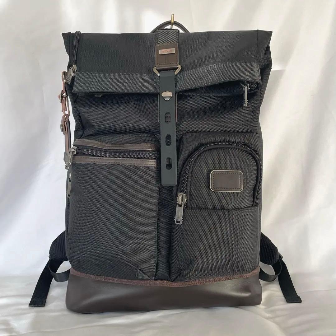 TUMI リュック 222388HK2 ロールトップ バックパック 黒 ビジネス