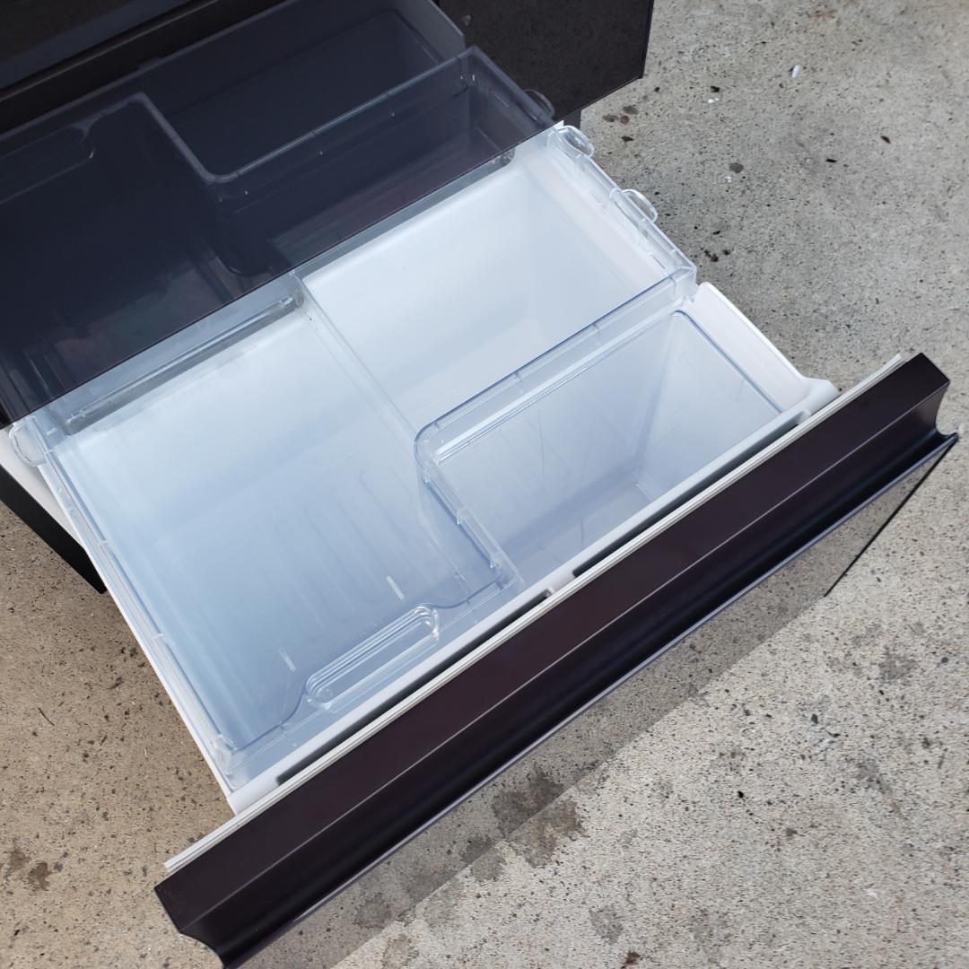 シャープ 3ドア冷蔵庫 SJ-GW35F-R どっちでもドア プラズマクラスター