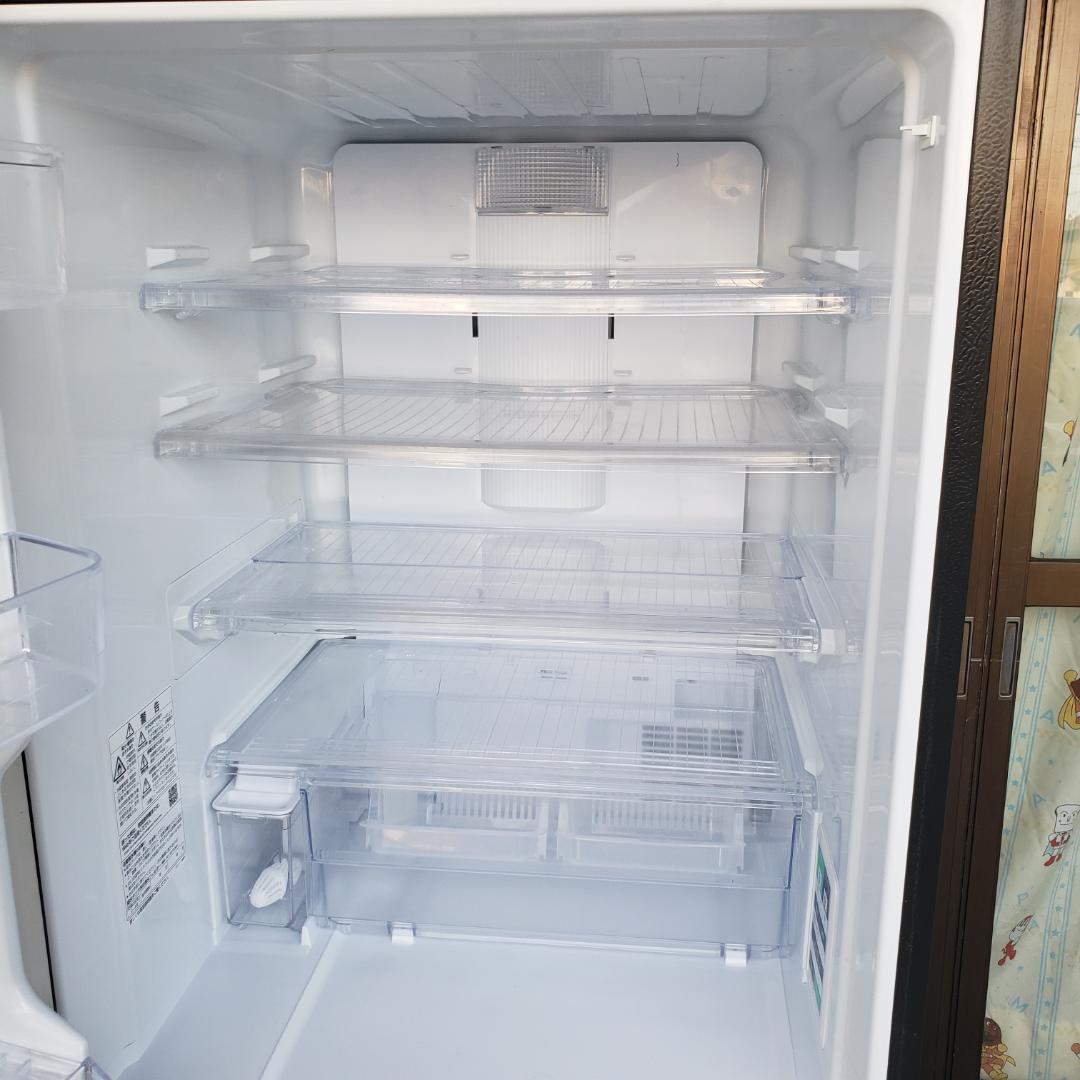 シャープ 3ドア冷蔵庫 SJ-GW35F-R どっちでもドア プラズマクラスター