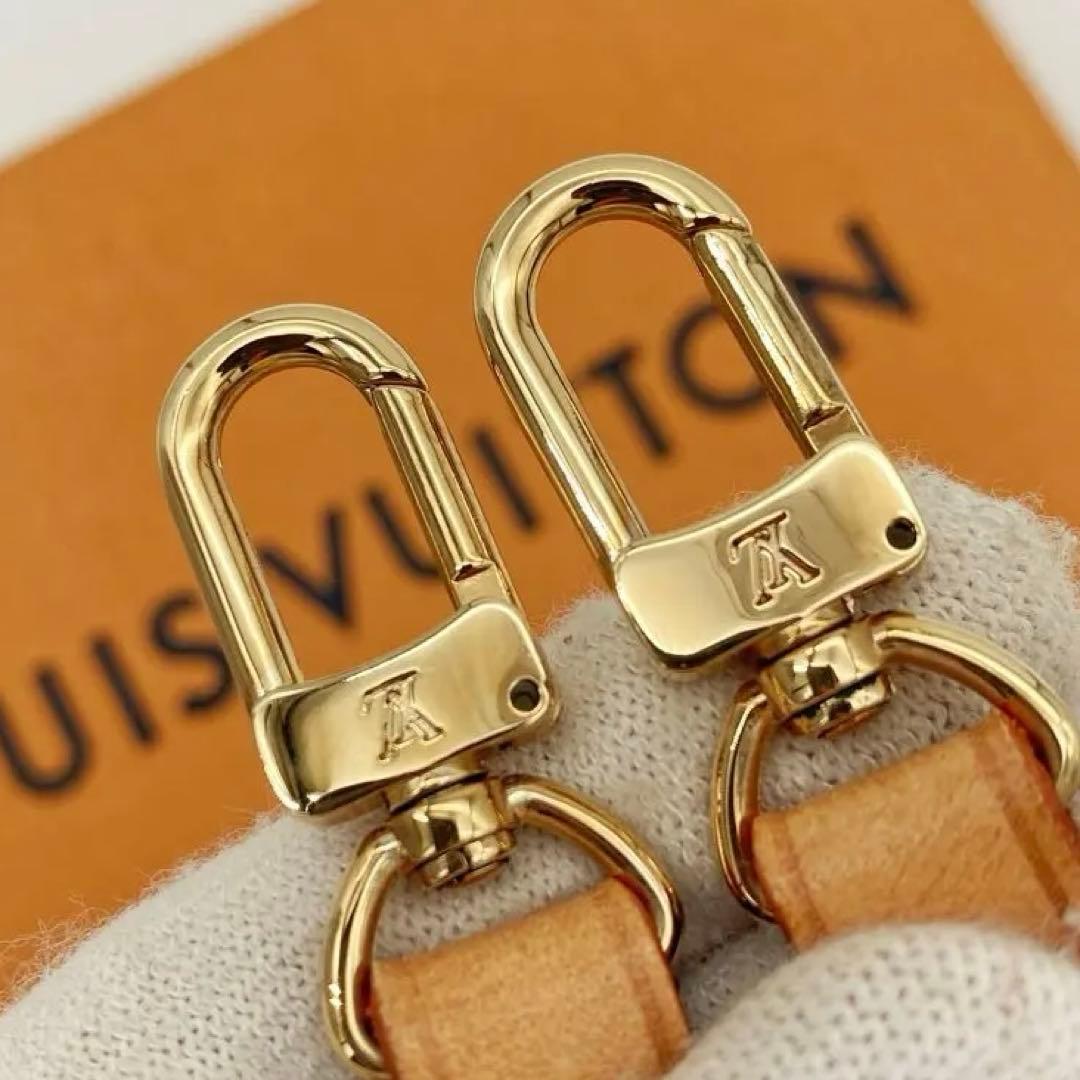 極美品 ルイヴィトン ショルダーストラップ ベルト 肩紐 ヌメ革 1.2×120