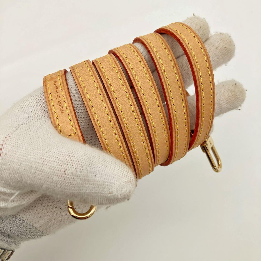 極美品 ルイヴィトン ショルダーストラップ ベルト 肩紐 ヌメ革 1.2×120