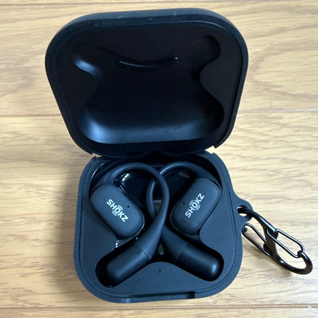 【毎日100円値下中】SHOKS ショックス オープンフィット 黒色