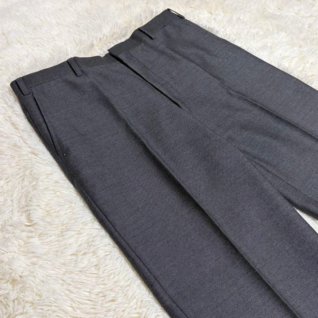 【モヘア】バーバリーズ スーツ セットアップ ダブル 2B グレー L