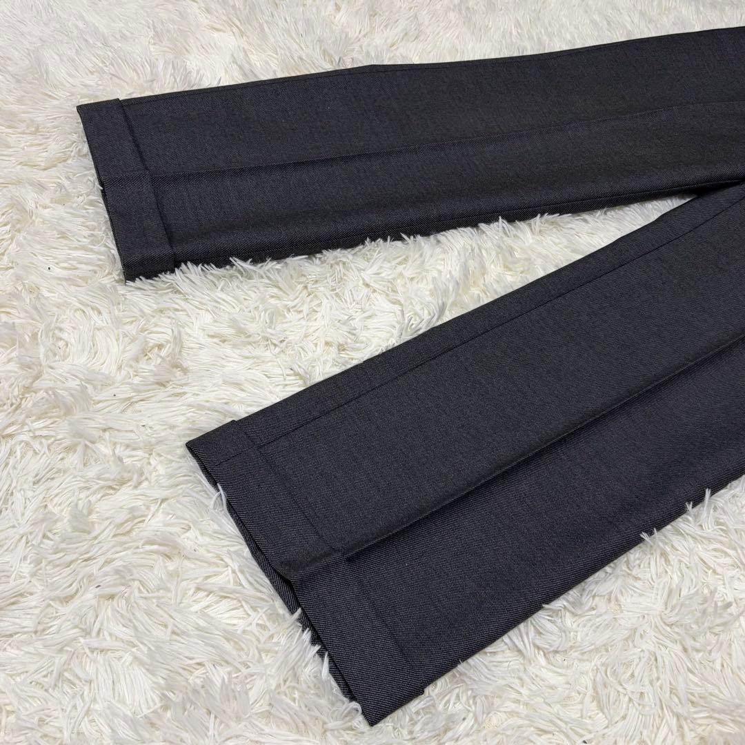 【モヘア】バーバリーズ スーツ セットアップ ダブル 2B グレー L