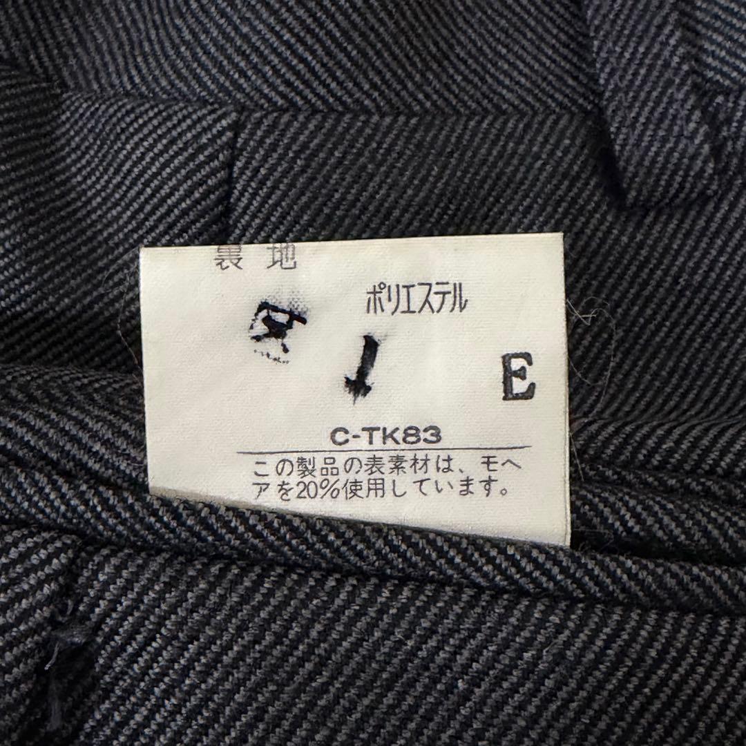 【モヘア】バーバリーズ スーツ セットアップ ダブル 2B グレー L