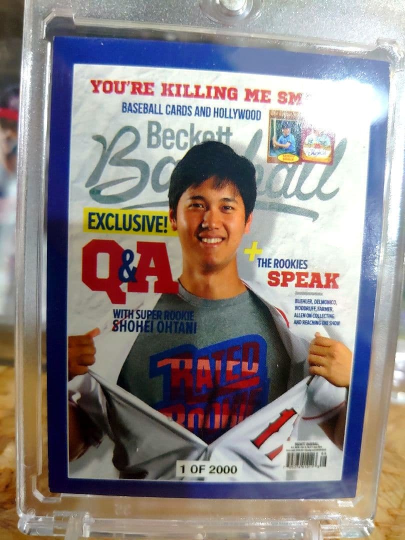 【激レア】大谷翔平 Beckett Promo Card 1 Of 2000